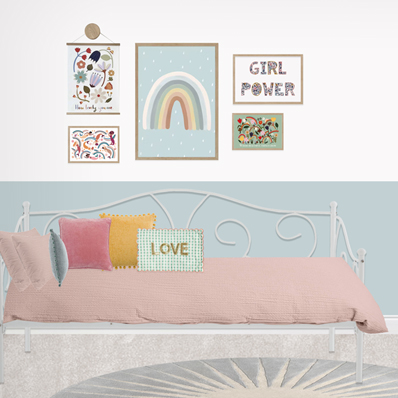 Colourful Girls Bedroom
